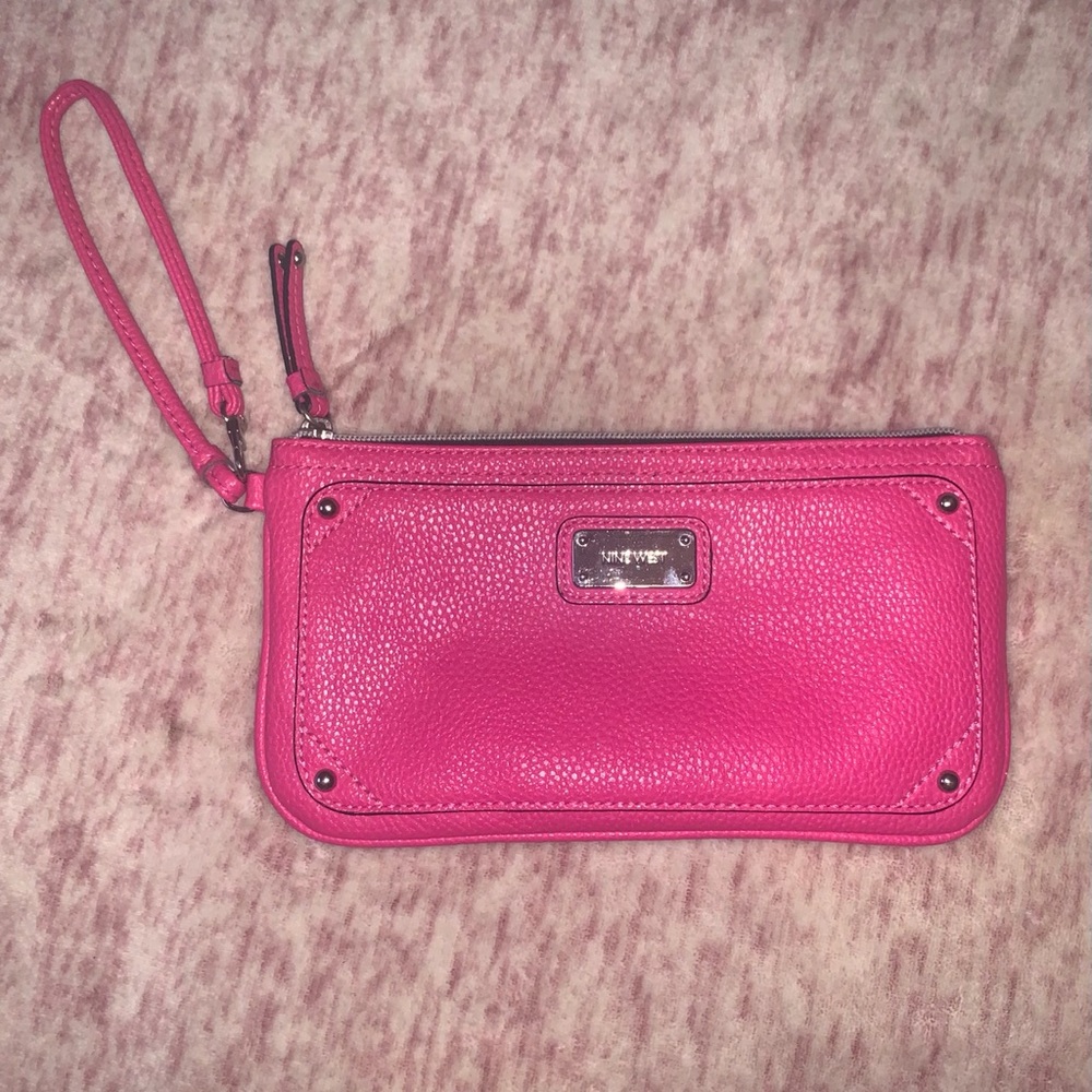 Nine West Pink Wristlet Purse